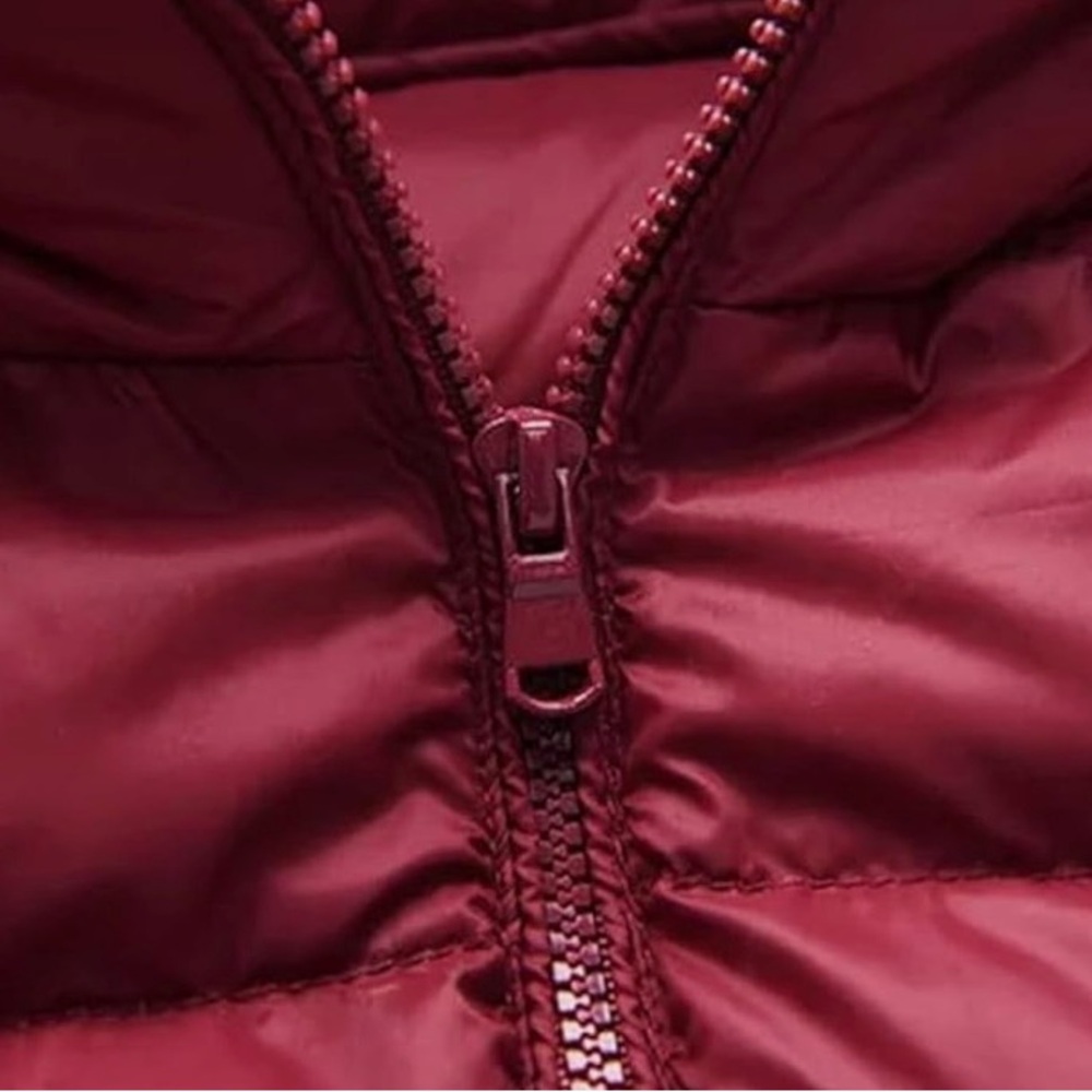 Szza youth size XXL hooded puffer jacket with two front zip pockets - Picture 4 of 12